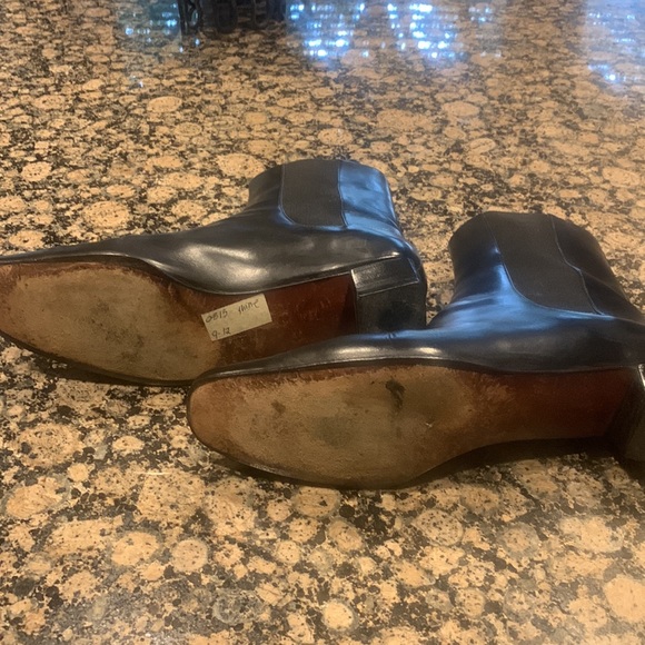 Cole Haan - made in Italy black leather boots with 1 inch heel. Size 8 - Picture 7 of 12